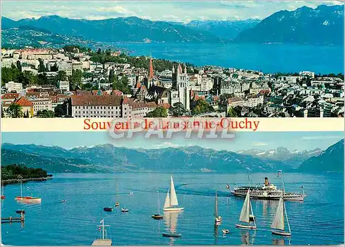 Cartes postales moderne Souvenir de Lausanne Ouchy