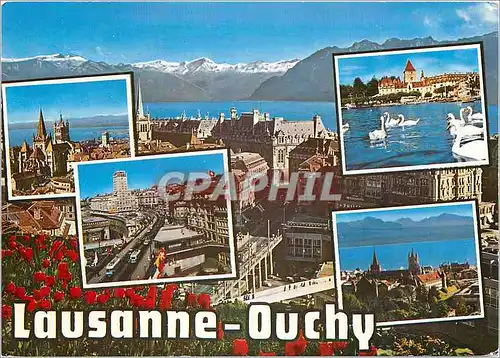 Moderne Karte Lausanne Ouchy