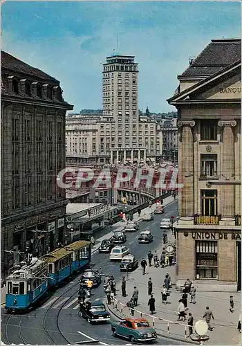 Cartes postales moderne Lausanne Tramway