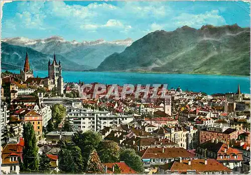 Cartes postales moderne Lausanne et les Alpes