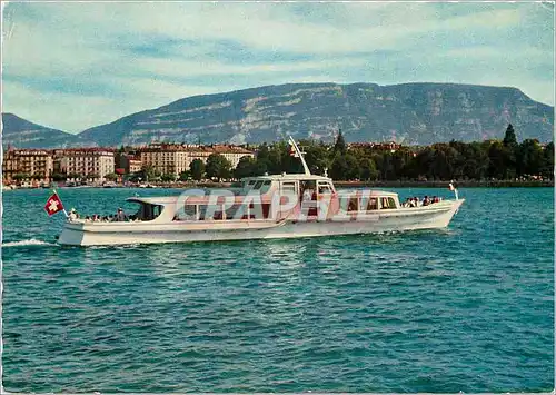 Moderne Karte Vedette Col Vert Compagnie generale de navigation sur le Lac Leman Lausanne Bateau