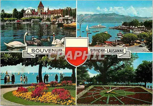 Cartes postales moderne Souvenir d Ouchy Lausanne