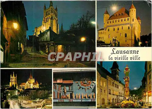 Cartes postales moderne Lausanne la vieille ville