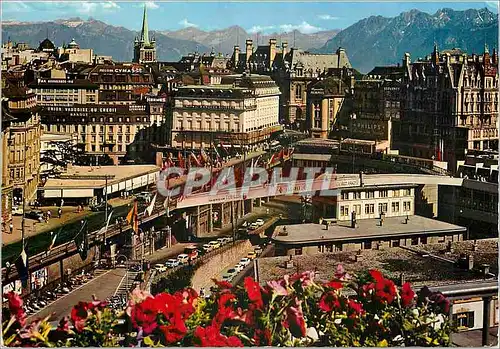 Cartes postales moderne Lausanne Le Grand Pont