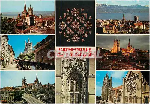 Cartes postales moderne Cathedrale de Lausanne