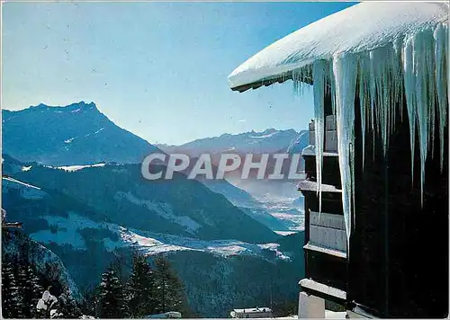 Cartes postales moderne Leysin et les dents de Morcles