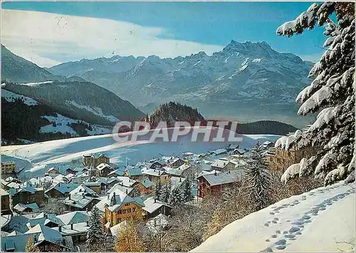 Cartes postales moderne Leysin les dents du Midi