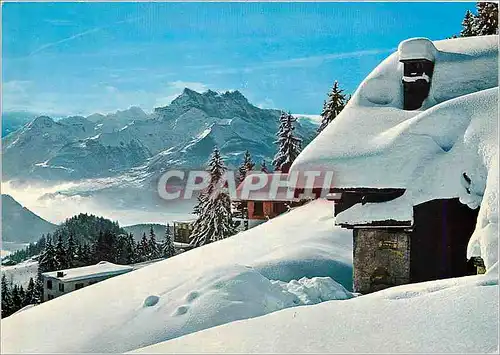 Cartes postales moderne Leysin les Dents du Midi