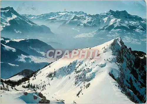 Cartes postales moderne Leysin Berneuse