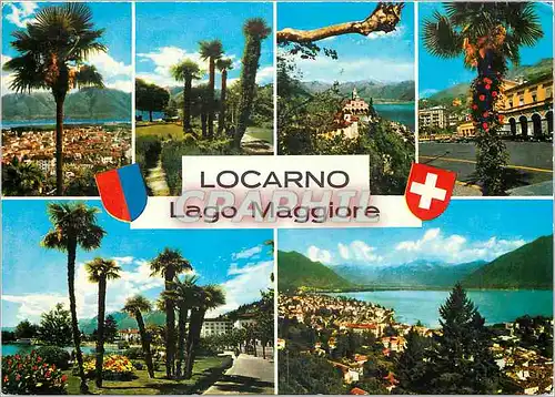 Cartes postales moderne Locarno Lago Maggiore Vues de Locarno
