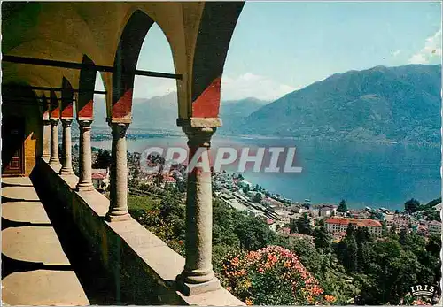 Moderne Karte Locarno Lago Maggiore Madonna del Sasso