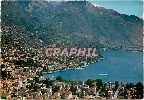 Cartes postales moderne Locarno Lago Maggiore Veduta aerea