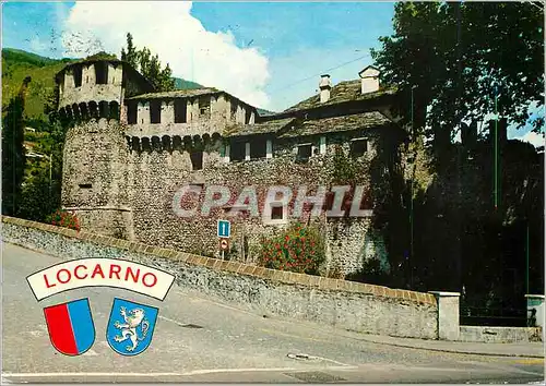 Cartes postales moderne Locarno Lago Maggiore Le chateau