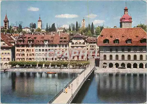 Cartes postales moderne Lucerne Hotel de Ville