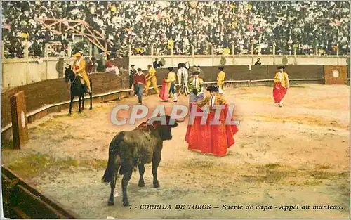 Ansichtskarte AK Corrida de Toros Suerte de capa Appel au manteau