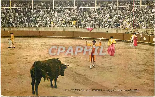 Cartes postales Corrida de Toros Appet aux handerilles