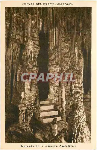 Cartes postales Cuevas del Drach Mallorca Entrada de la Cueva Angelica