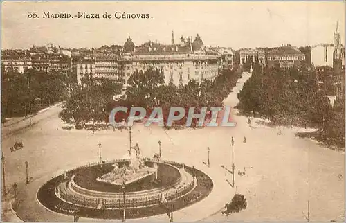 Cartes postales Madrid Palaza de Canovas