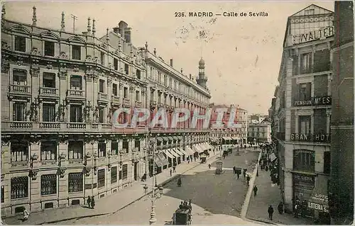 Cartes postales Madrid Calle de Sevilla