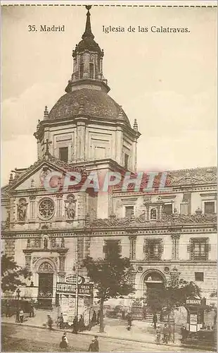 Cartes postales Madrid Iglesia de las Calatravas