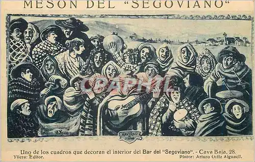 Cartes postales Meson del Segoviano Madrid