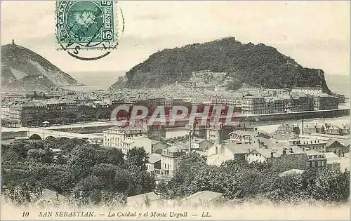 Cartes postales San Sebastian La Ciudad el Monte Urgull