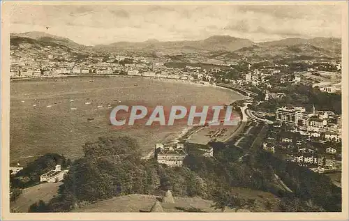 Ansichtskarte AK San Sebastian Vue depuis le mont Igueldo