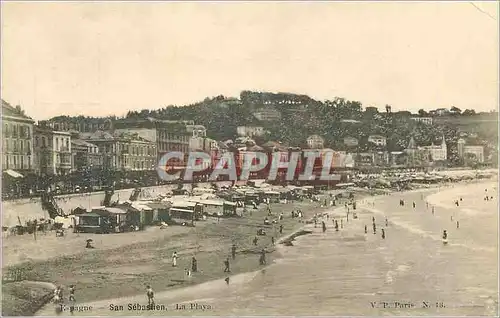 Cartes postales San Sebastian La playa