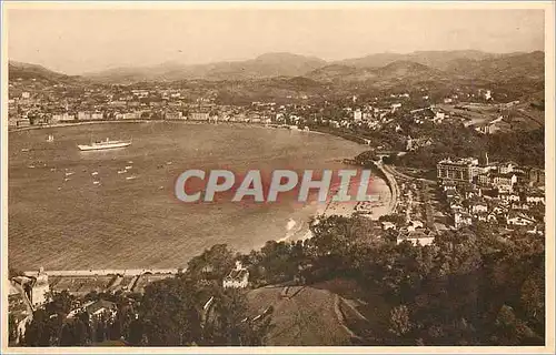 Cartes postales San Sebastian Vista desde el monte Igueldo