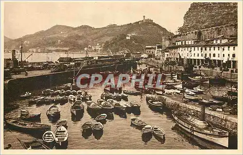 Ansichtskarte AK San Sebastian Puerto de Pescadores Bateaux