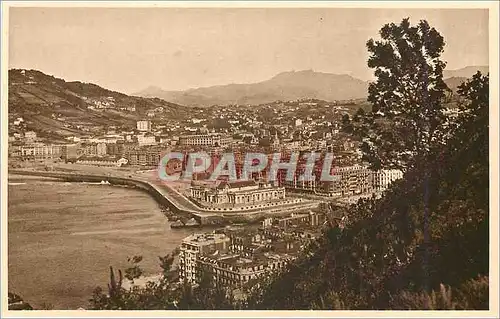 Cartes postales San Sebastian Vista desde el monte Urgull