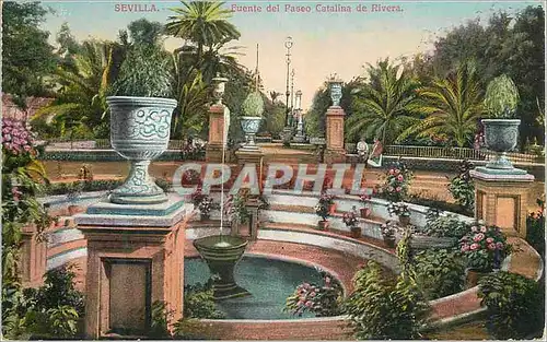 Cartes postales Sevilla Fuente del Paseo Catalina de Rivera