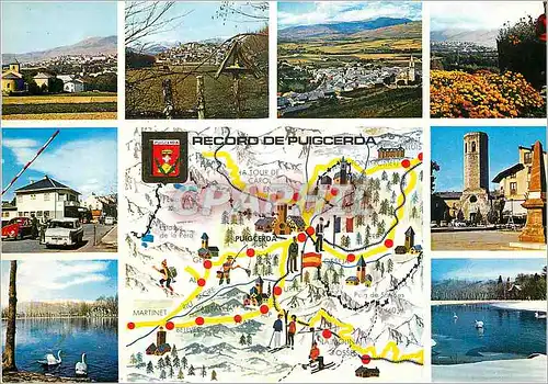 Moderne Karte Puigcerda Beaux aspects