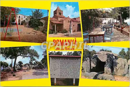 Cartes postales moderne Romanya de la Selva Gerona Coup d oeil splendide et refuge de paix