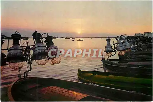 Cartes postales moderne Costa Brava Coucher de soleil sur le Golfe de Rosas