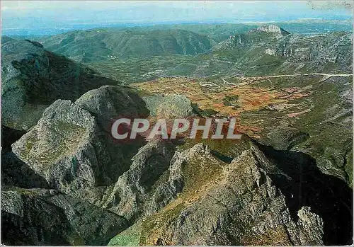 Cartes postales moderne Vue aereinne massif du Aldaya Valencia