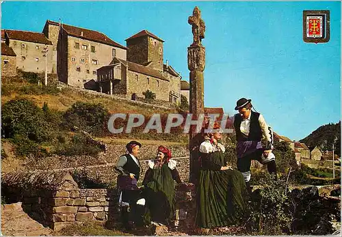 Cartes postales moderne Pirineo Aragones Huesca Couples d Ansotance en habit typique