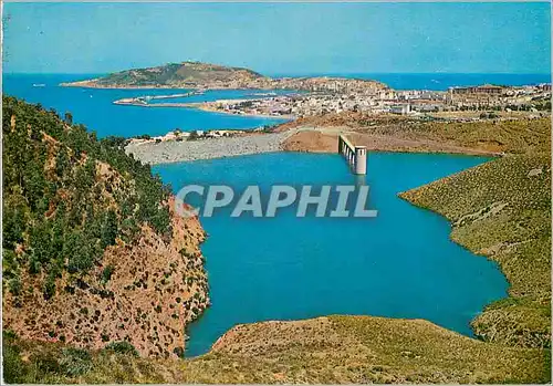 Cartes postales moderne Ceuta Bassin et vue partielle