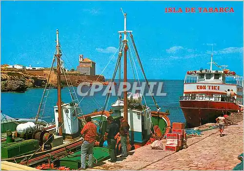 Cartes postales moderne Isla de Tabarca Port Bateau