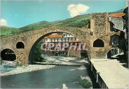 Moderne Karte Camprodon Pont romain