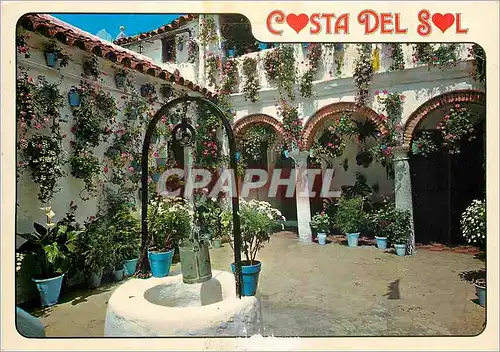 Cartes postales moderne Costa del Sol Typique cour andalou