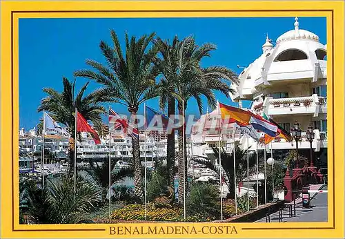 Cartes postales moderne Benalmadena Costa Costa del Sol Port Marina vue partielle