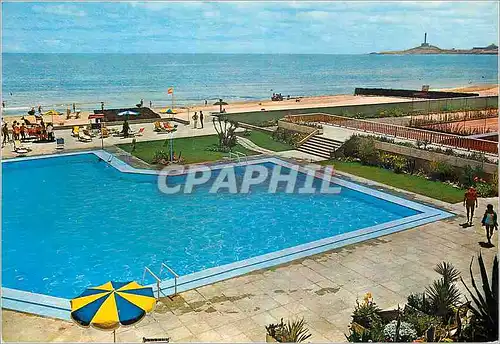 Cartes postales moderne La Manga del Mar Menor Piscine et plage de l hotel Entremares