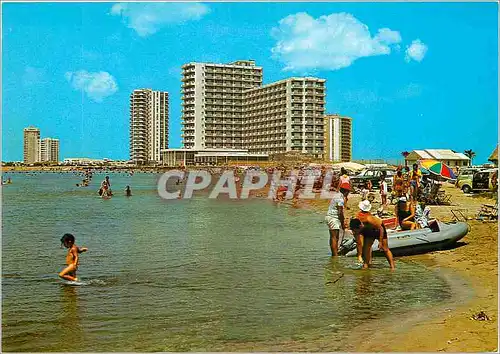 Cartes postales moderne La Manga del Mar Menor Murcia Hotel Cavanna et plage