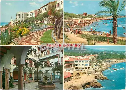 Cartes postales moderne Costa Dorada Tarragona Roda de Bara Roc San Cayetano Plage