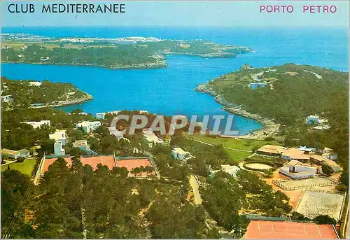 Moderne Karte Club Mediterranee Porto Petro Mallorca