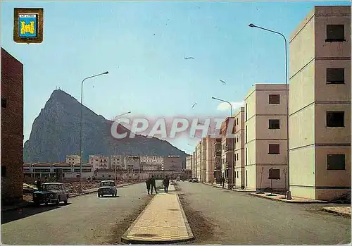 Cartes postales moderne La Linea Cadiz Quartier Huerta de Faba au fond Penon