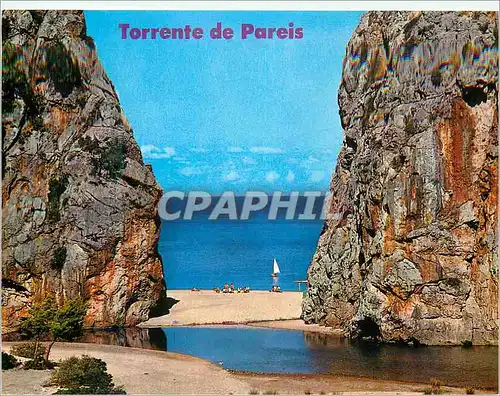 Cartes postales moderne Mallorca Desembocadura y playa del Torrente de Pareis