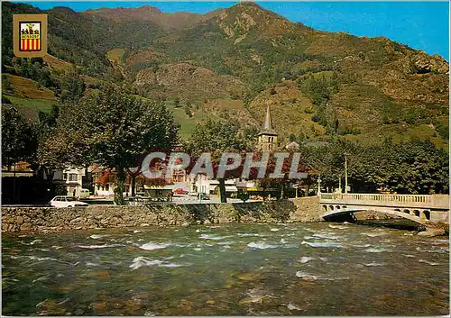 Cartes postales moderne Pirineu Catala Lleida Vall d Aran Bossost Fleuve Garona