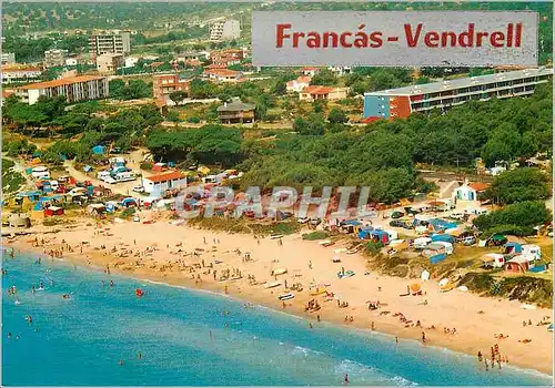 Cartes postales moderne Costa Dorada Tarragona Roda de Bara Camping Francas